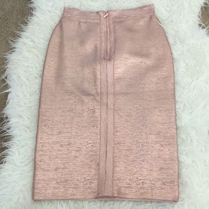 Sexy mermaid pink pencil skirt